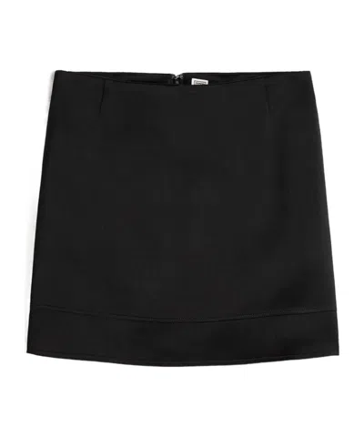 Totême Concealed Rear Zipper Skirt In Black