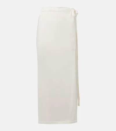 Totême Cotton And Silk Midi Skirt