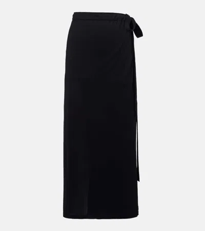 Totême Cotton And Silk Midi Skirt