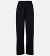 Totême Cotton And Silk Straight Pants