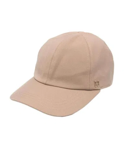 Totême Cotton Baseball Cap In Nude