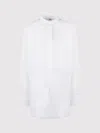 Totême Toteme Stand Up Collar Blouse In White