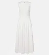 Totême Off-white Sleeveless Cotton Tee Maxi Dress In White