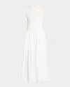 Totême Cotton Jersey Tee Dress In Natural
