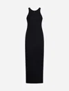 Totême Toteme Women Tank Dress With Curved Armholes In Black