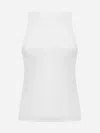 TOTÊME COTTON RIBBED KNIT TANK TOP