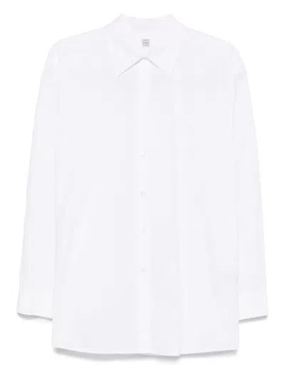 Totême Cotton Shirt In White