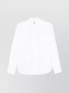 Totême Cotton Shirt With Buttoned Cuffs And Curved Hem