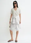 Totême Cotton Silk Tee Off-white
