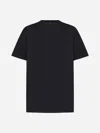 Totême Toteme Women's Black Logo-embroidered Organic Cotton T-shirt In Black