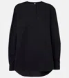 Totême Hemd Aus Baumwoll-twill In Blau