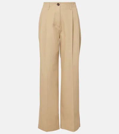 Totême Relaxed Chino Pants In Beige