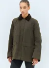Totême Padded Cotton Country Jacket In Green