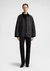 Totême Country Jacket Washed Black In Washed Black