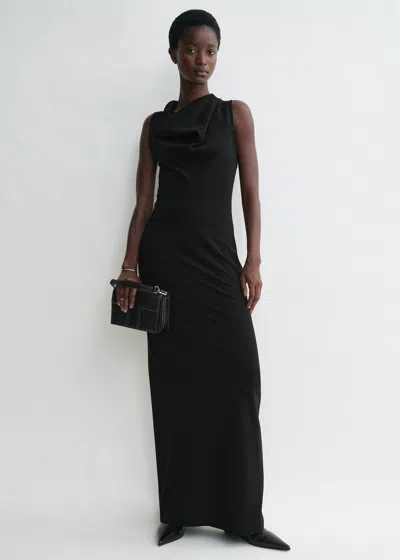 Totême Cowl-neck Dress Black