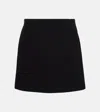 Totême Crêpe Miniskirt In Black