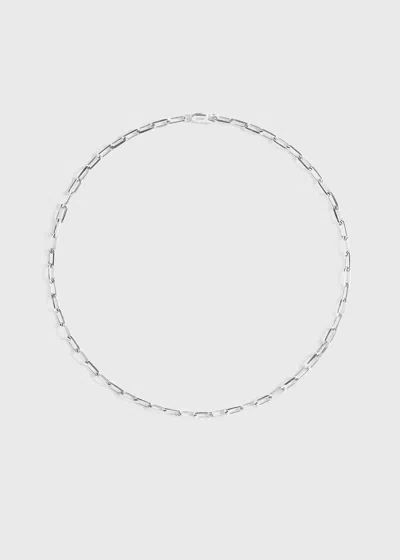 Totême Crew-neck Chain 18kt White Gold