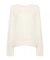 Totême Crew-neck Drop-shoulder Jumper In White