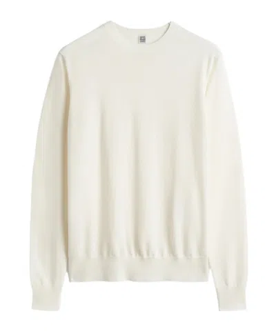 Totême Crew-neck Top In Neutral