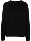 Totême Toteme Women Crewneck Top In Black