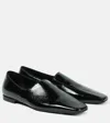 Totême Toteme Woman Loafers Black Size 8 Leather In Black