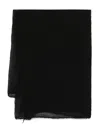 Totême Crinkled Scarf In Black