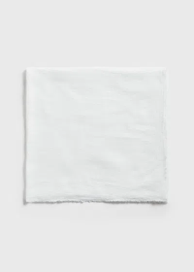 TOTÊME CRINKLED SCARF ECRU