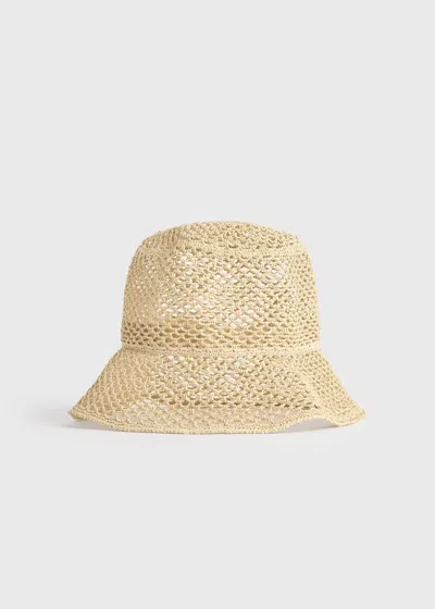 Totême Crochet Hat Vanilla
