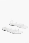 Totême The Croco Lace-up Leather Sandals