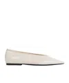 Totême Crocodile-embossed Ballet Flats