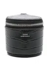 Totême Crocodile-embossed Jewelry Box In Black