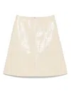 Totême Crocodile-embossed Skirt