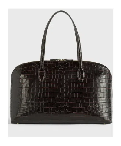 Totême Croco Embossed Day Tote Bag