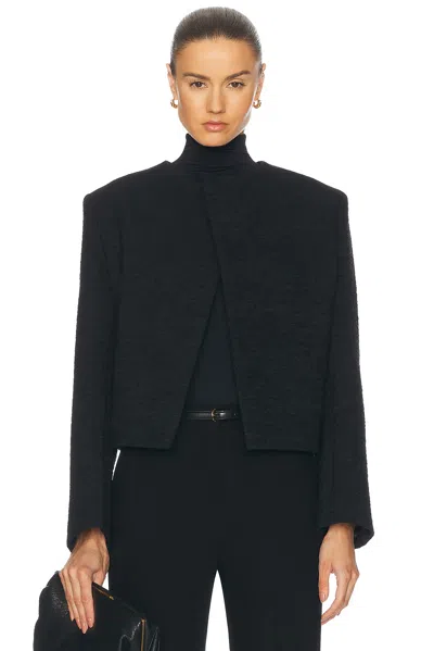 TOTÊME CROPPED BOUCLÉ JACKET
