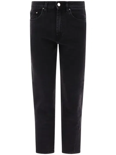Totême Cropped Straight-leg Jeans In Grey