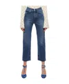 Totême Cropped Straight-leg Jeans In Blue