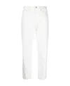 Totême High-waisted Wide Leg Trousers With Slanted Pockets In White