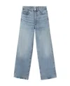 Totême Cropped Wide-leg Jeans In Blue