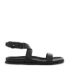 Totême Toteme Flat Sandals In Black