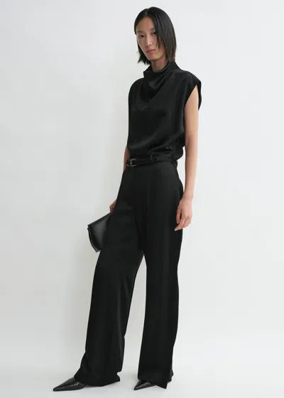Totême Cuff-slit Trousers Black