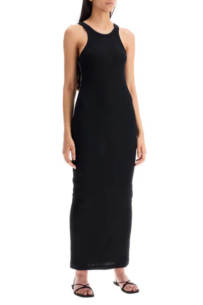 Totême Toteme Women Tank Dress With Curved Armholes In Black