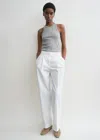 Totême Top Toteme Woman Color Grey In Grey Melange