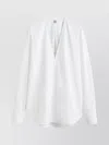 Totême Toteme White V-neck Shirt In White