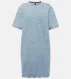 Totême Denim Trapeze Midi Dress In Blau