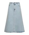 Totême Denim Midi Skirt