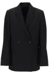 TOTÊME DOUBLE-BREASTED RECYCLED WOOL BLAZER