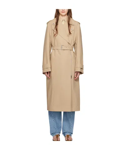 TOTÊME DOUBLE-BREASTED TRENCH COAT