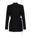 Totême Double-breasted Wrap Blazer In Black