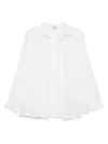 Totême Layered Ramie Voile Shirt In Neutral