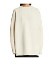 Totême Double-knit Pullover Snow In White